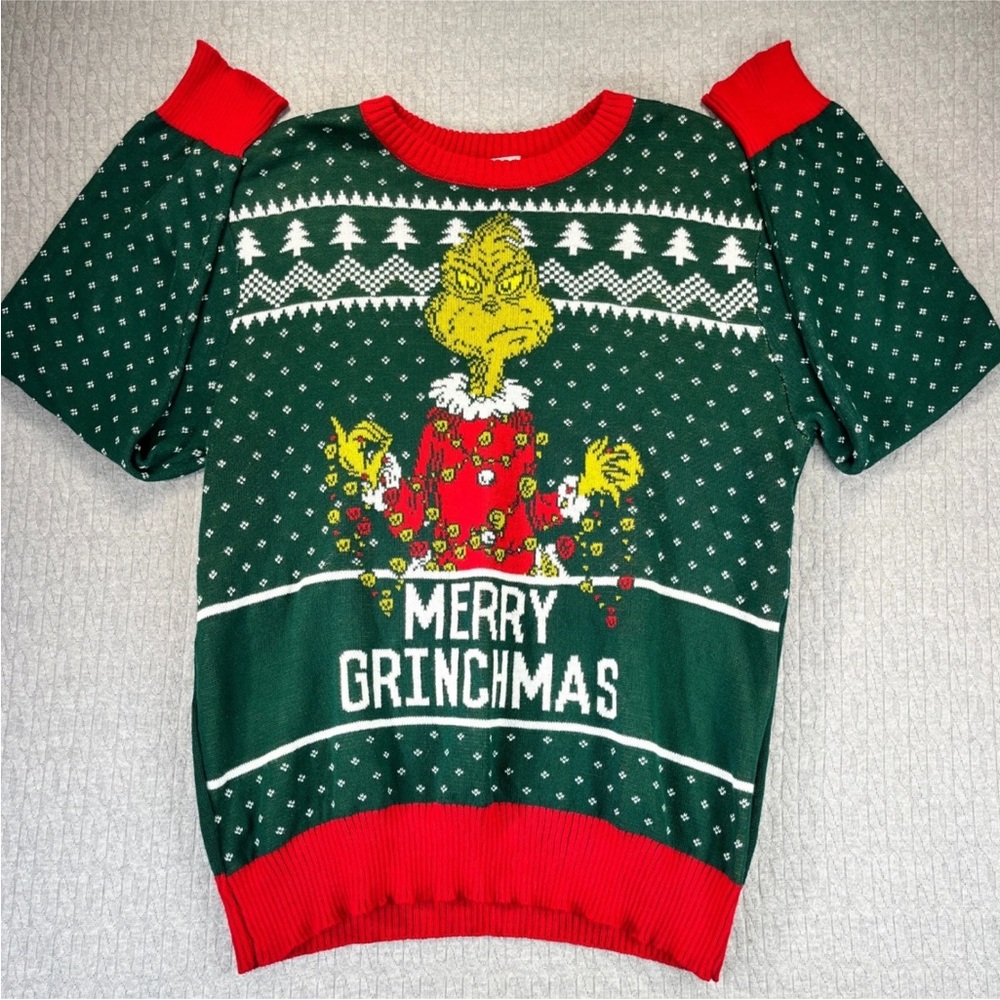 Merry Grinchmas Sweater - Green and Red NWOT